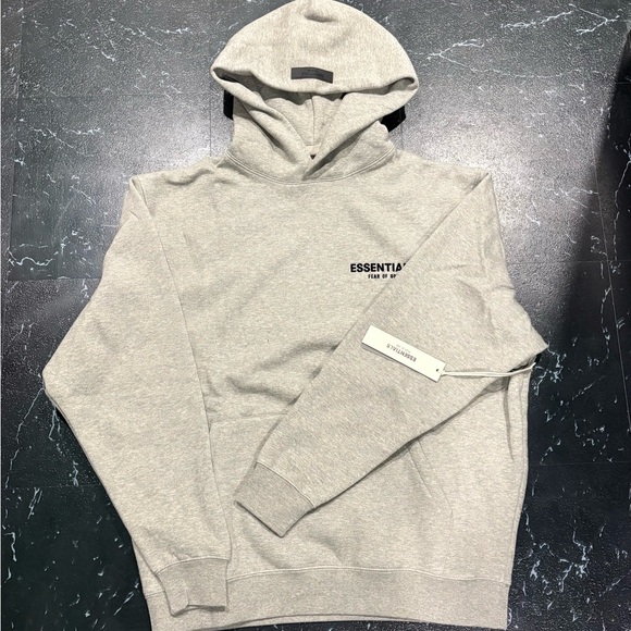 Essentials Gray Hoodie - Picture 2 of 4